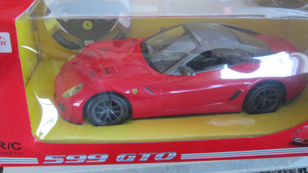 NIEUW FERRAI 599 GTO RADIO BESTUURBAAR  MET VERLICHTING