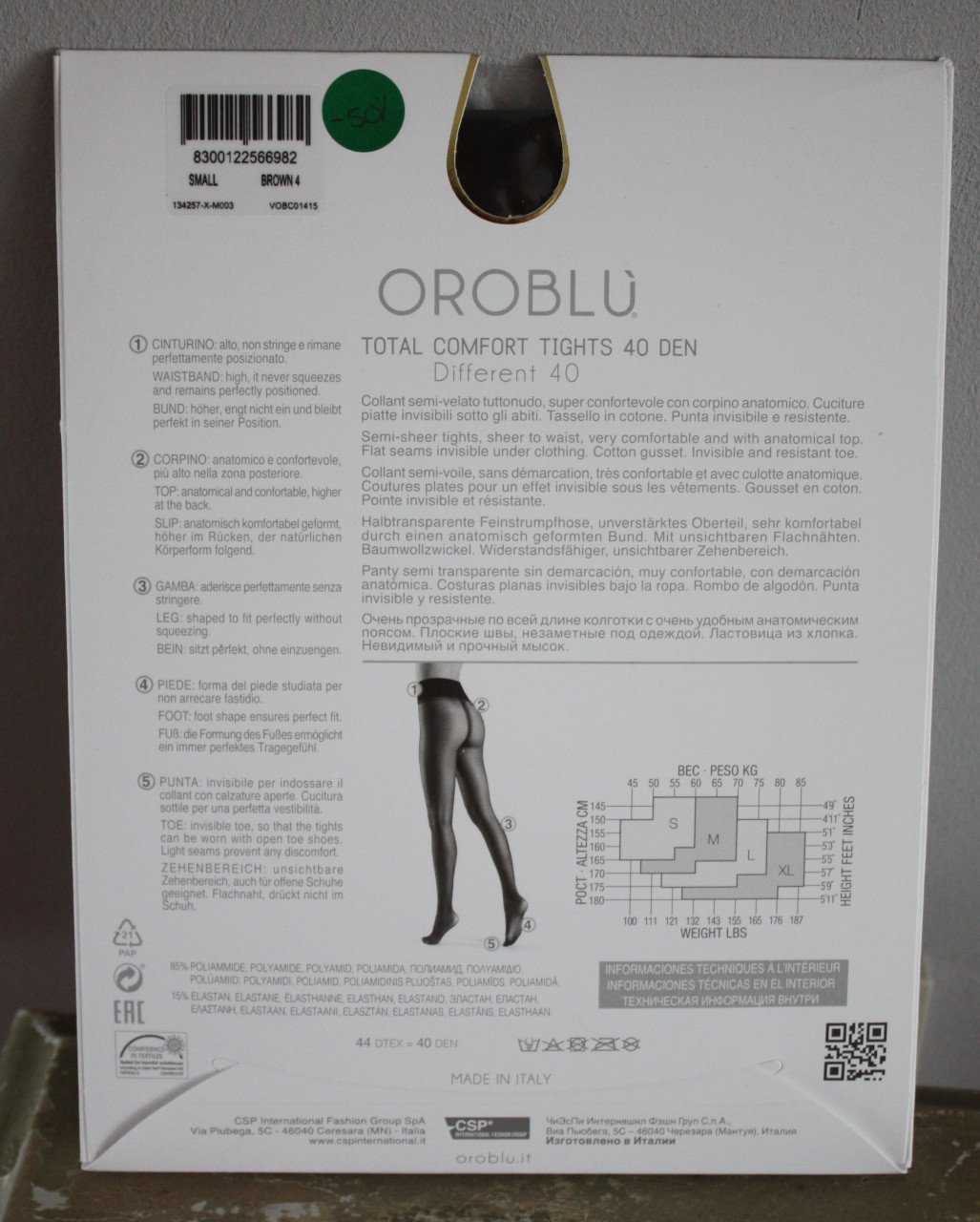 Nieuwe panty maat  small 38-40