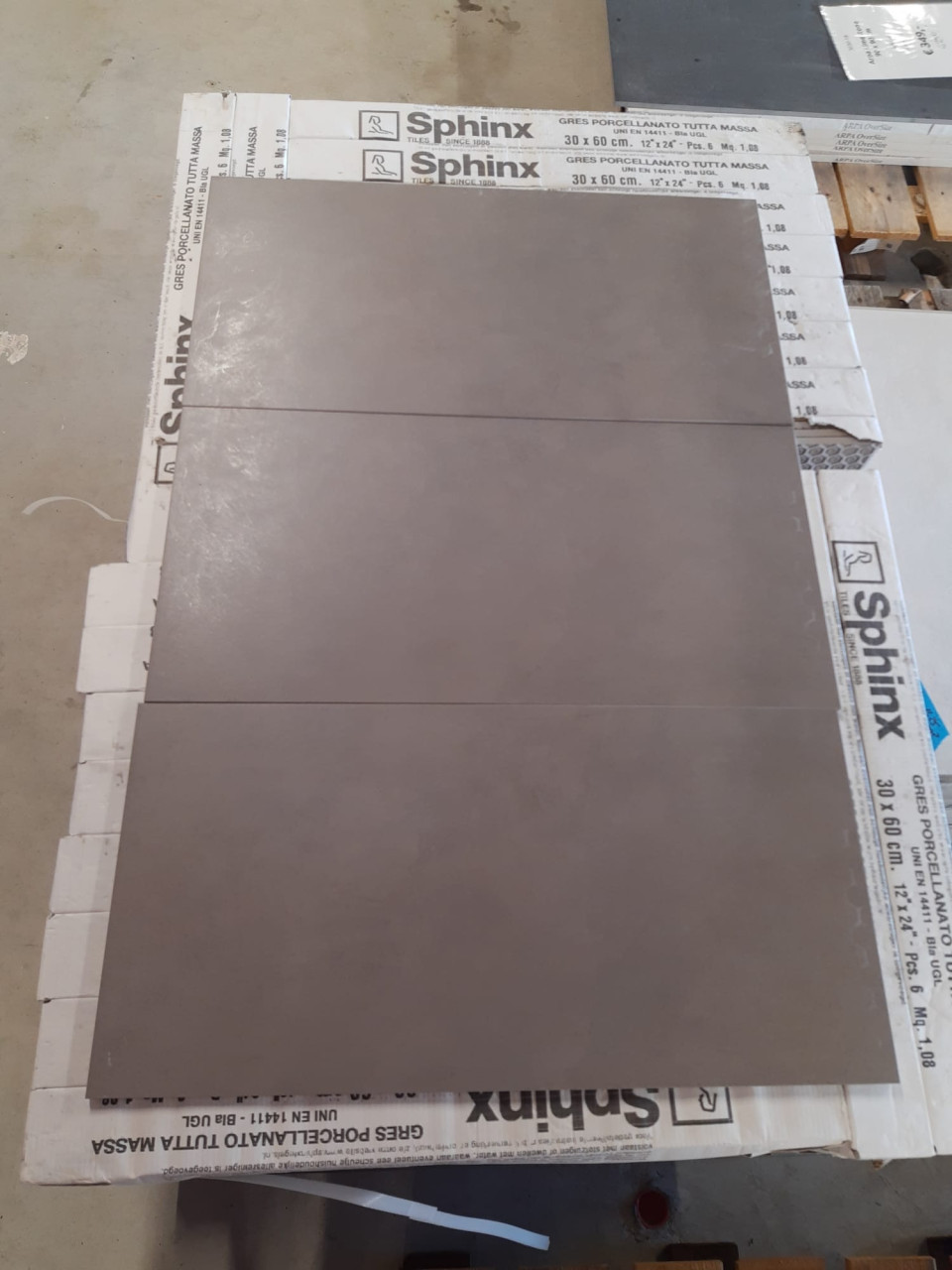 3030-120 Sphinx betonlook tegels taupe, 30x60 cm, per m² van € 59,80 voor