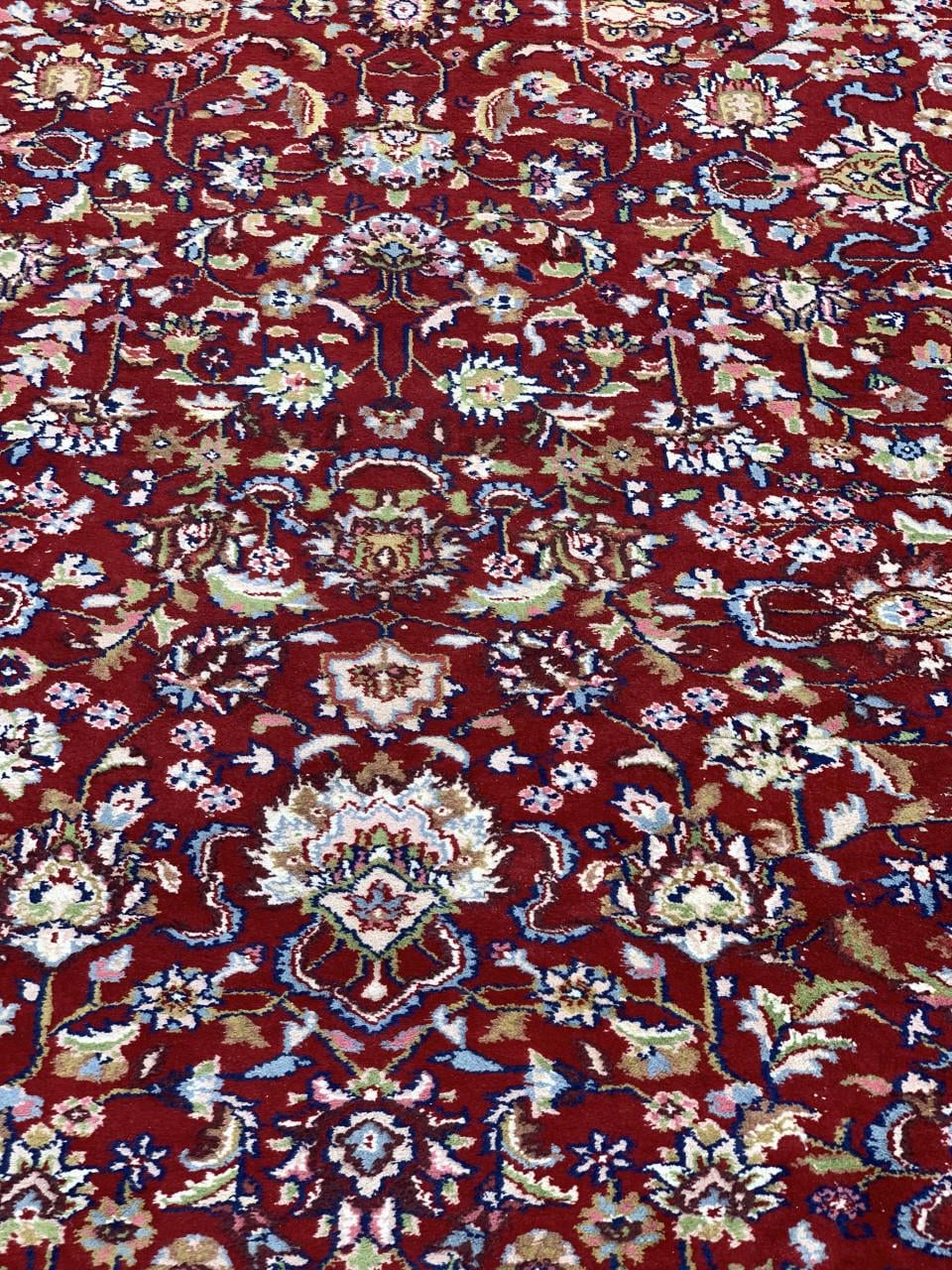 ❣️Mega Groot Handgeknoopt Vintage Vloerkleed❣️400x310 cm❣️