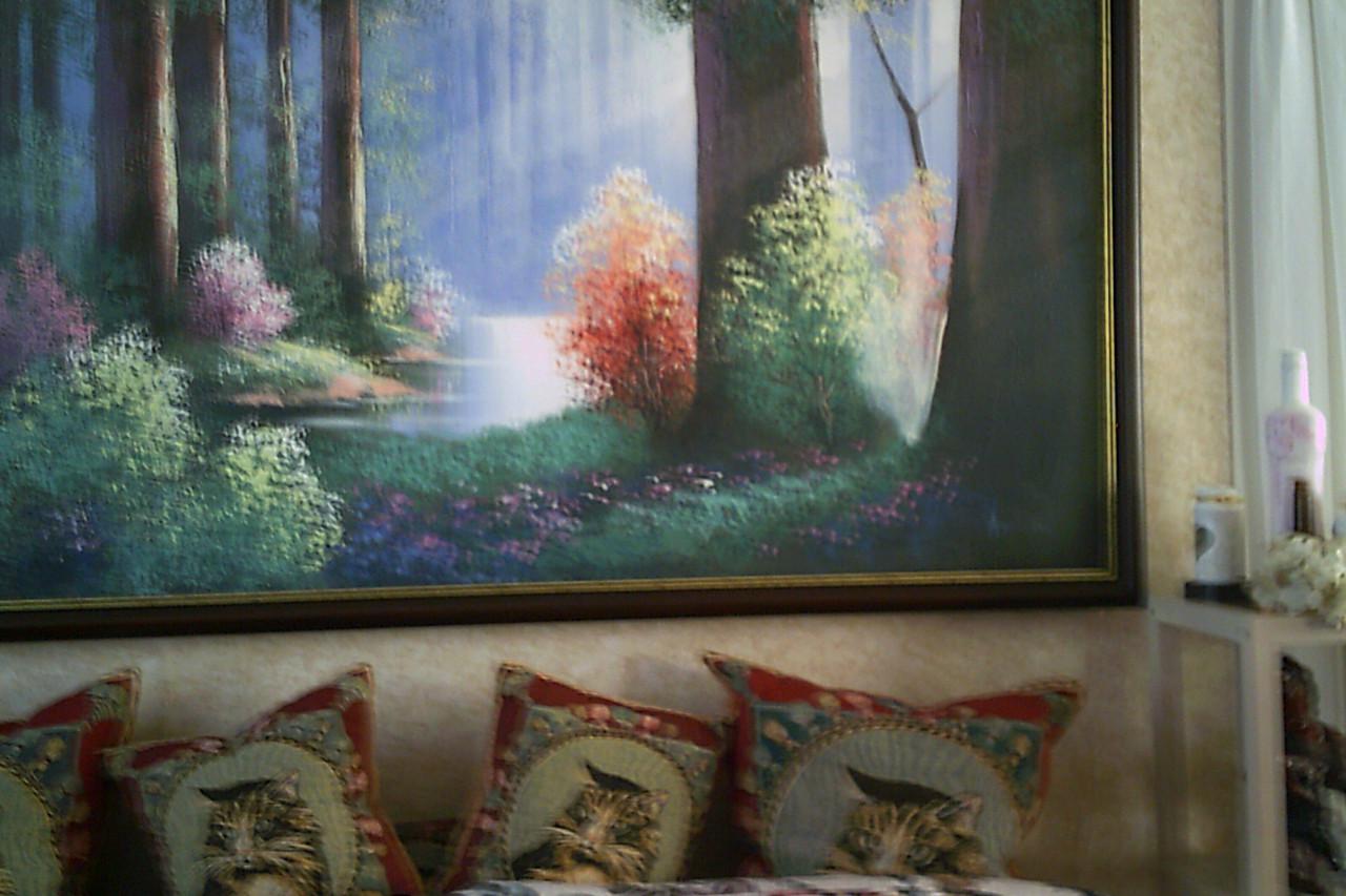 GROOT OLIEVERFSCHILDERIJ