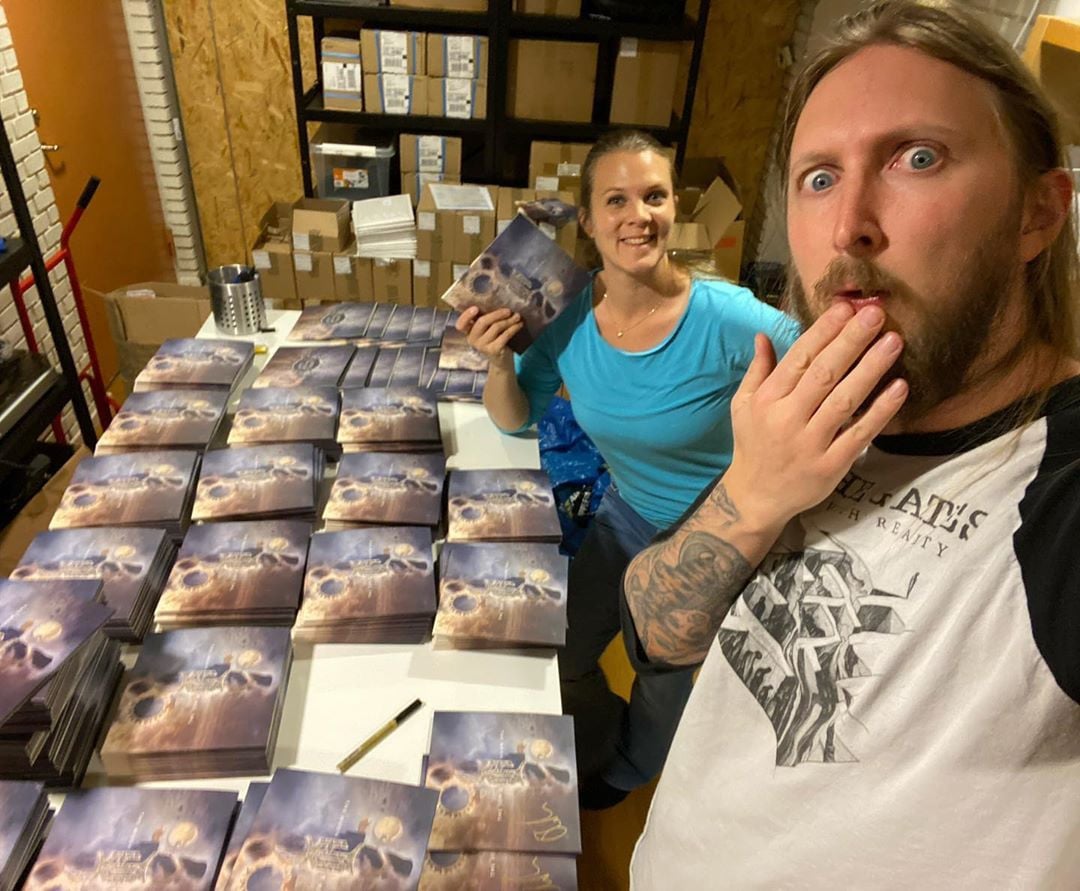 Ola Englund - The Sun & The Moon 7 Inch Vinyl (gesigneerd)