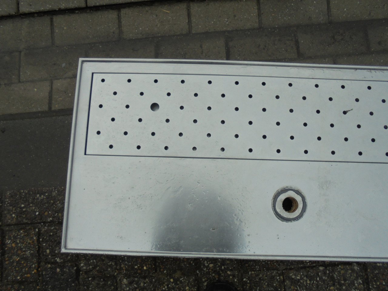 Mobiel roesvrij stalen Tap blad , afvoer goot en 3 stuks afdruip platen
