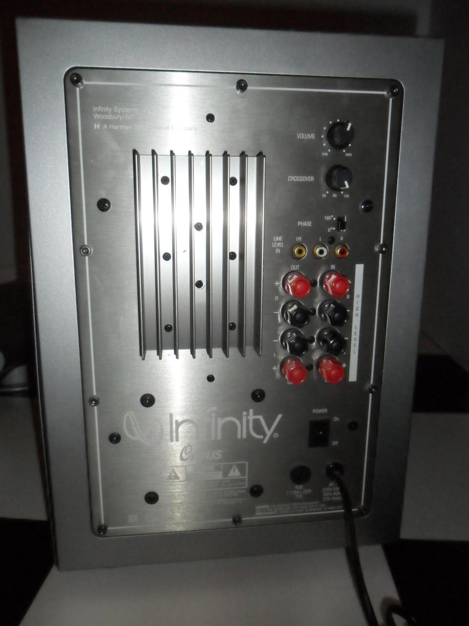 Infinity 5.1 Speakerset - Perfecte Surround Sound!