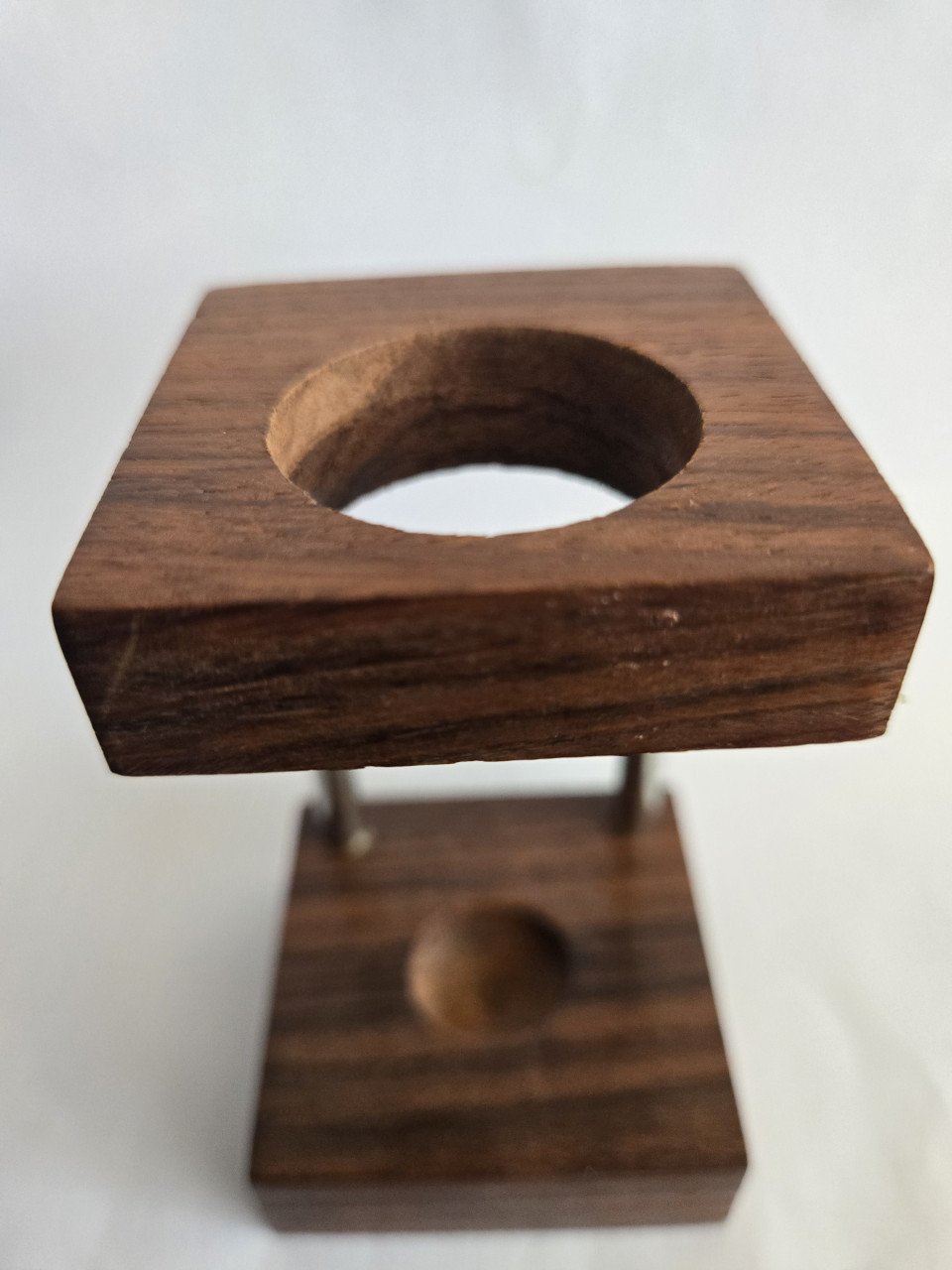 Houten setje met 5 ontbijtmesjes