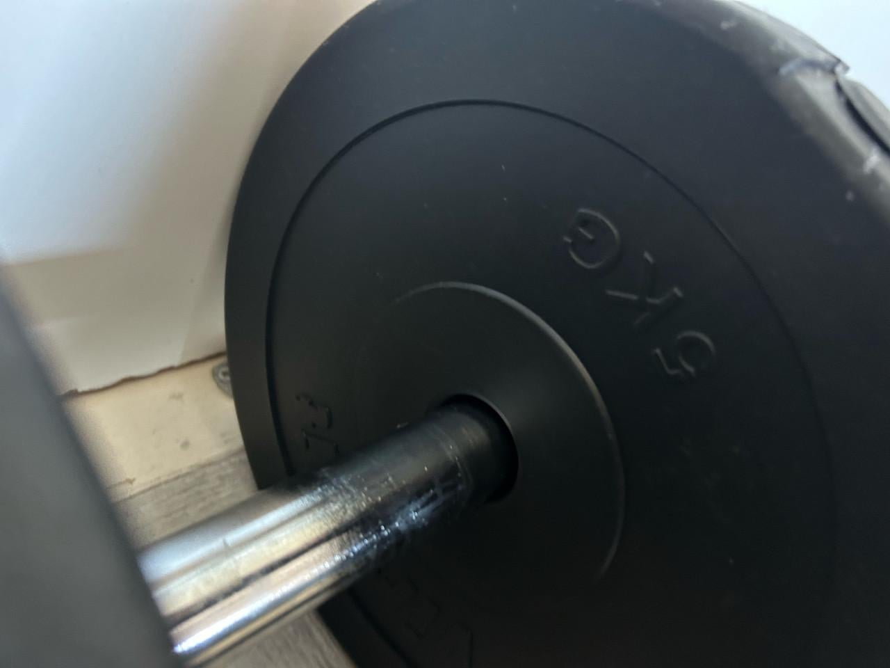 Halter stang met gewichten