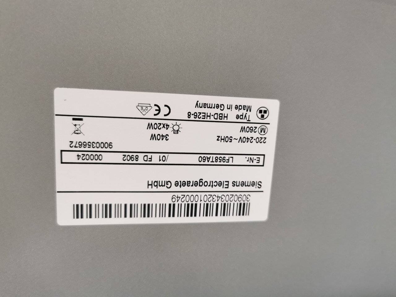 Siemens keuken apparatuur