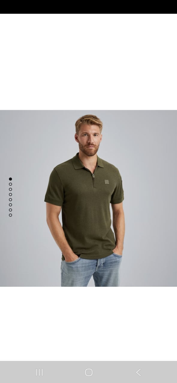 Polo shirt met rits nieuw verkeerde  maat besteld
