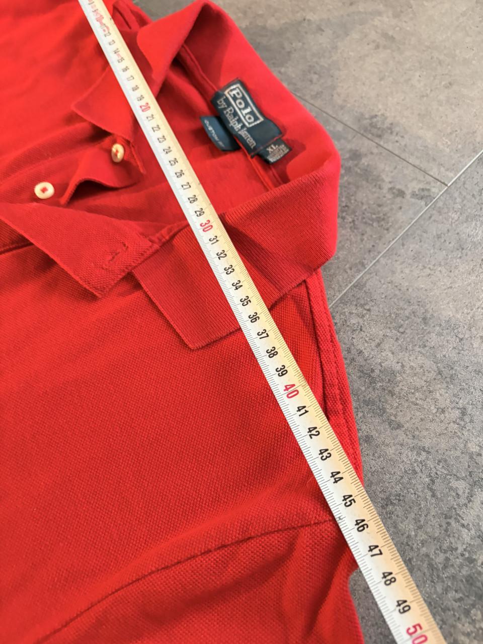 Ralph Lauren Polo Rood Heren XL – Custom Fit