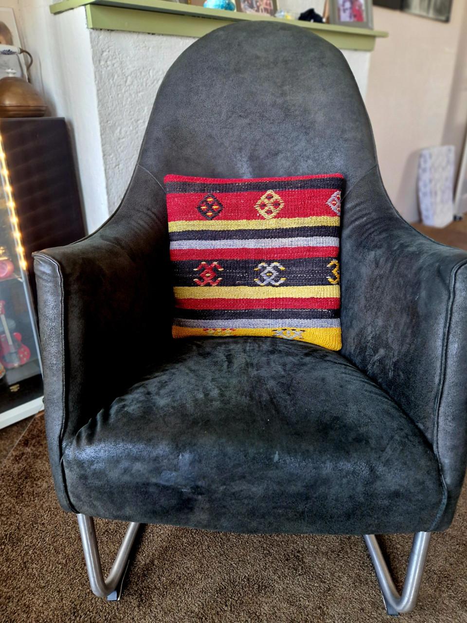 LEREN FAUTEUILS TOPFORM DESIGN (set van twee)