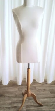 Witte paspop