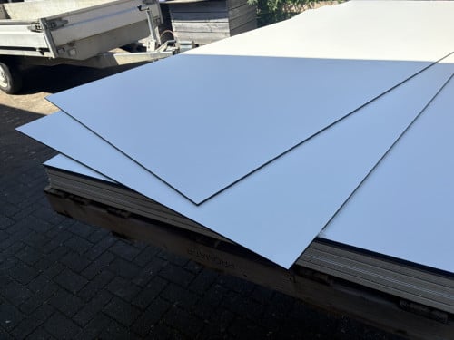 Nieuwe Trespa platen 6mm wit 122x244