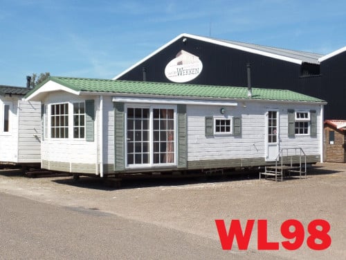 Keurig chalet met dubbel glas met 2 slaapkamers en dubbel glas te koop