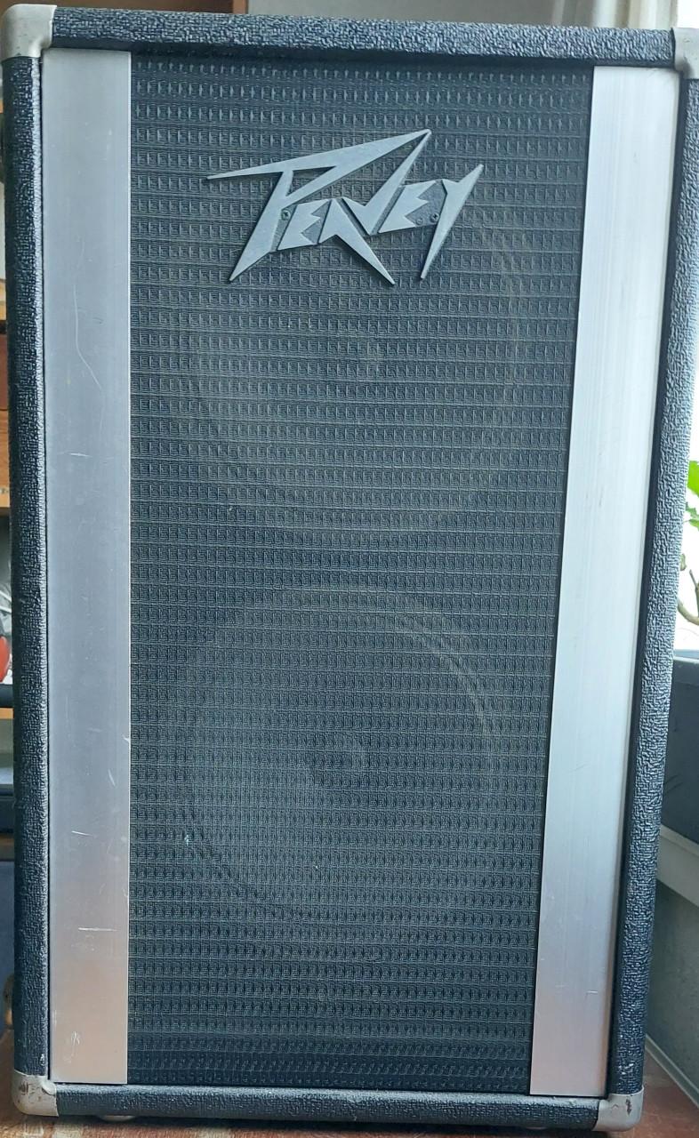 Peavey 210 Column 16 Ohm PA Speakers (Pair) + XR 400B Mixer AMP + Kabels