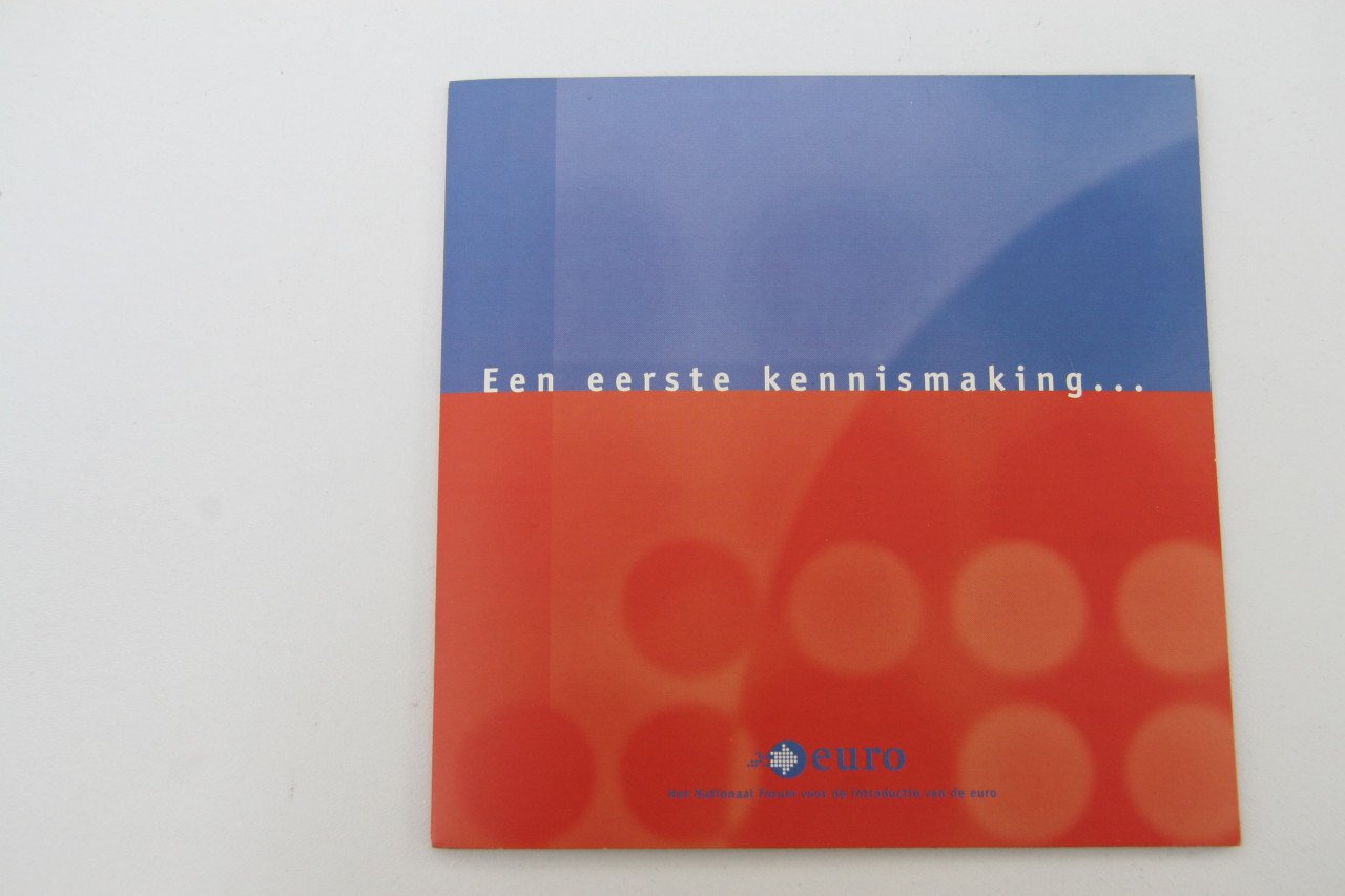 Orgineel mapje introductie euromunten