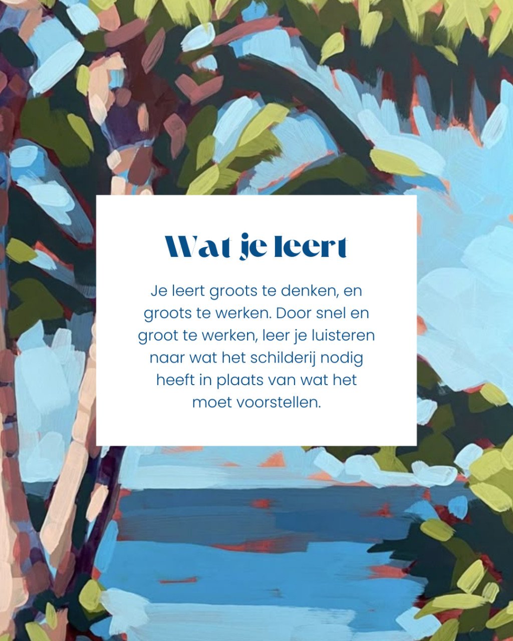 Schildercursus voor beginners in Goes