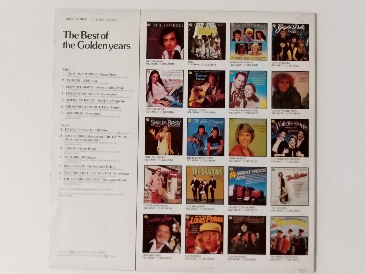 Set 4 LP's waaronder ABBA Greatest Hits