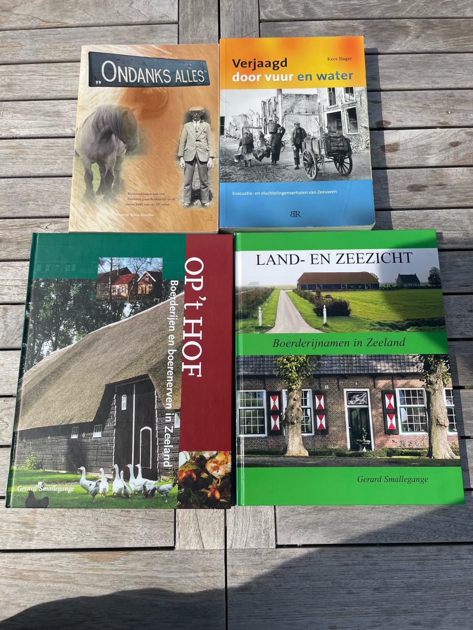 Te koop diverse zeeuwse boeken