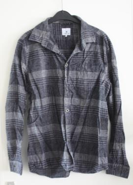 Grijs geruit overhemd maat L
