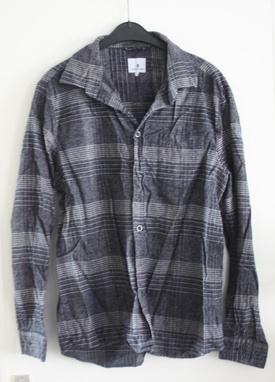 Grijs geruit overhemd maat L