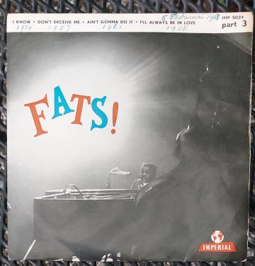 Fats Domino - Fats Part 3  7"