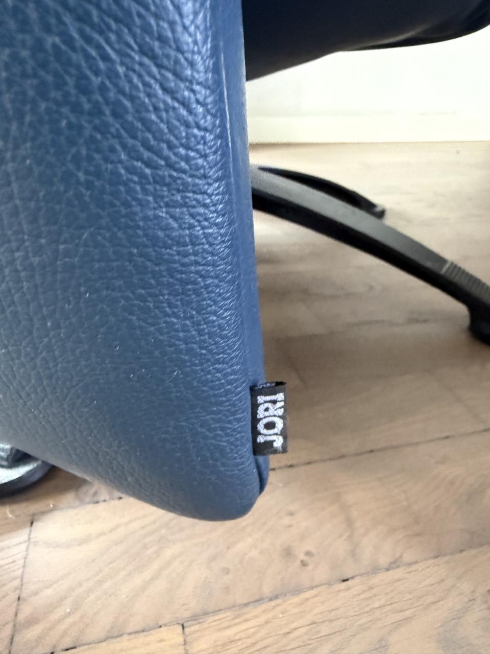 Jori Symphony relax fauteuil in blauw leer