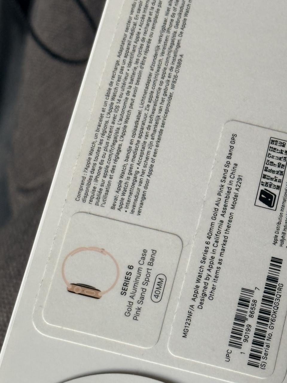 Apple Watch horloge Series 6 40mm