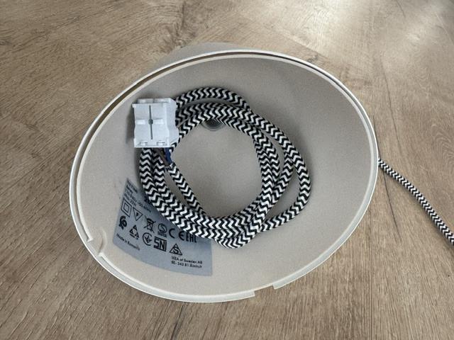 Hanglamp, wit, metaal, IKEA RANARP, Ø 23 cm