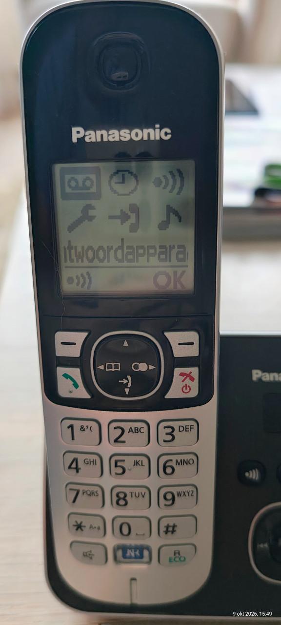 Telefoon panasonic met handset
