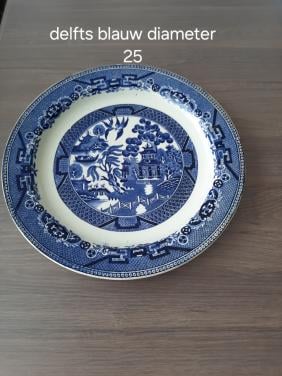 Delftsblauw bord