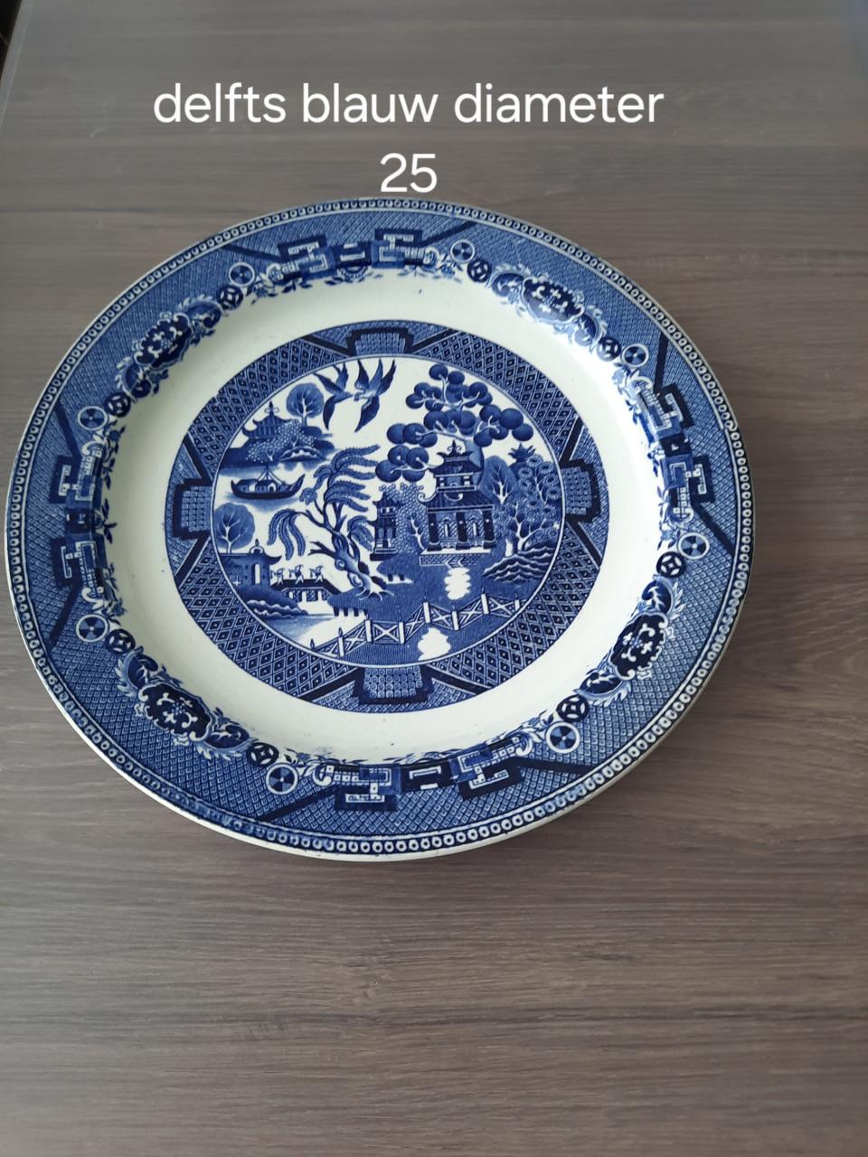 Delftsblauw bord