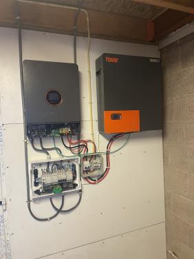 Off grid power station 10 kw 1 fase