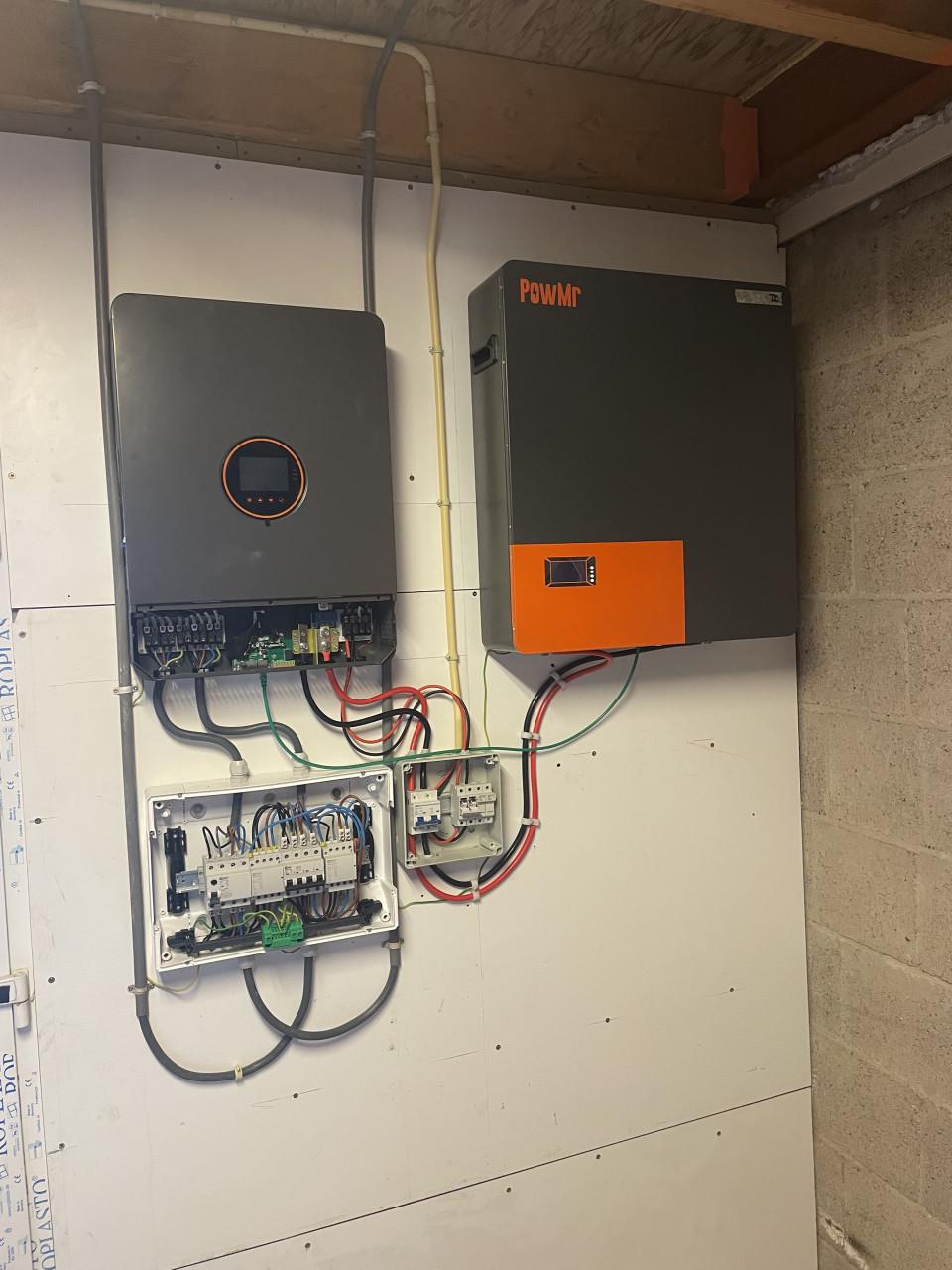 Off grid power station 10 kw 1 fase
