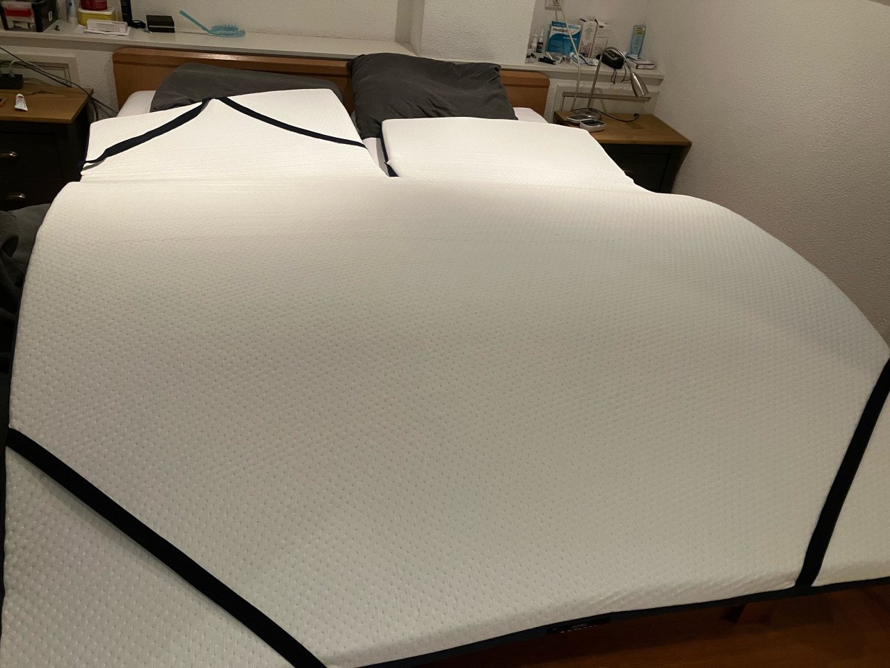 Matt sleeps split topper 160 x 200 IN PRIJS VERLAAGD