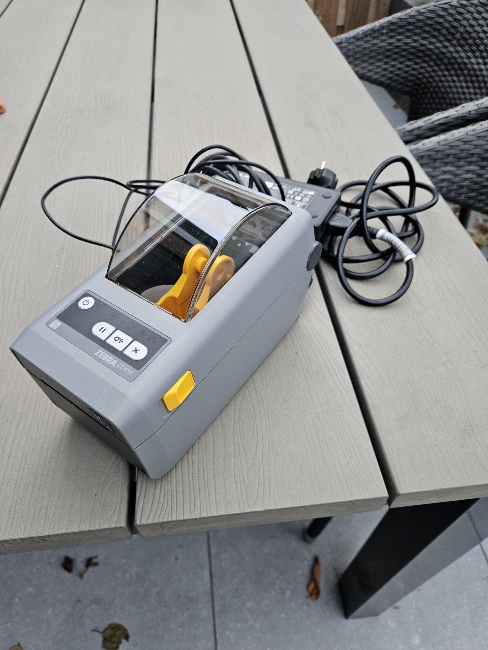 Zgan Zebra ZD 410 labelmaker met thermische printtechniek zonder inkt
