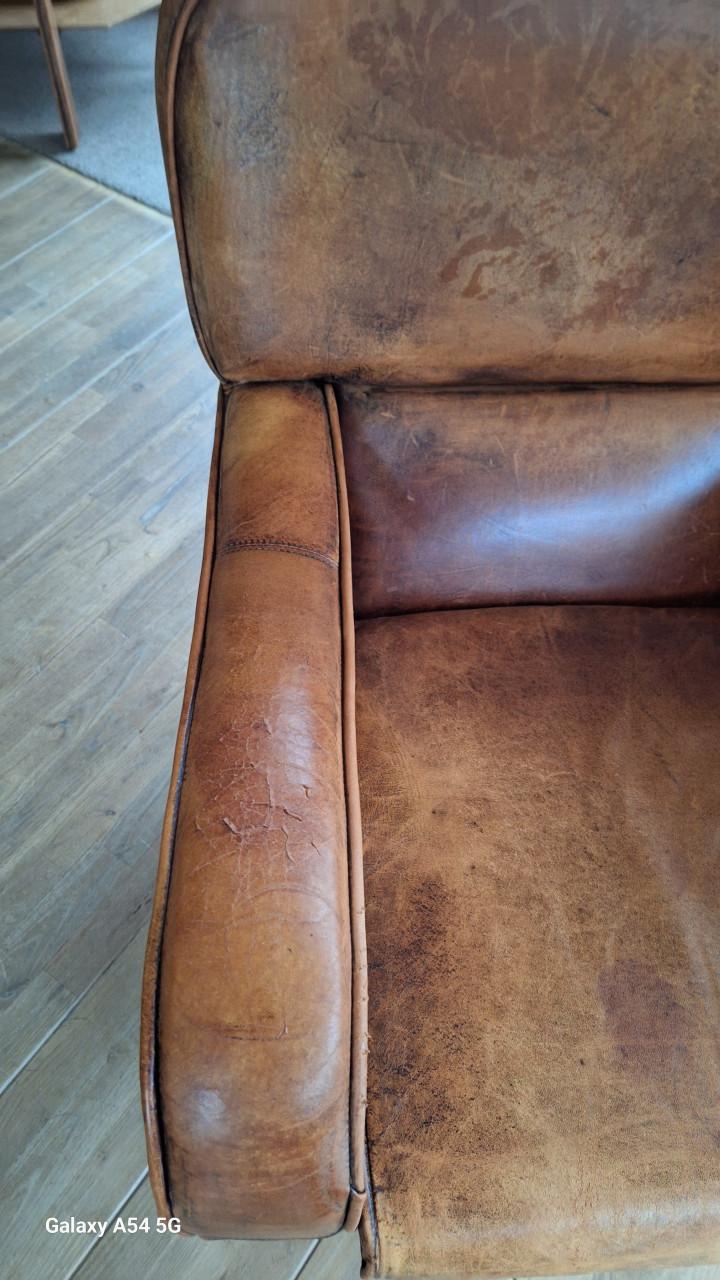 Schapenleren stoelen 2 stuks