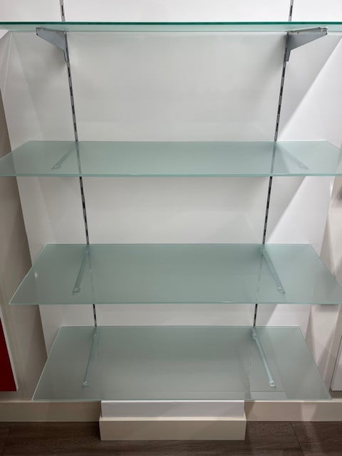 Geslepen  melkglas platen