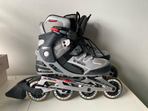 Spex Softmax Inline Skates / Skeelers – Maat 39 – Zwart/Grijs