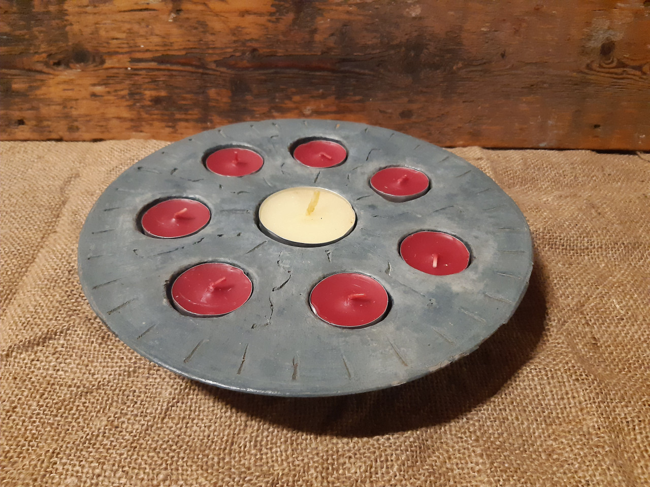 Betonnen schaal, schaaltjes en waxine bakjes voor op terras of in huis