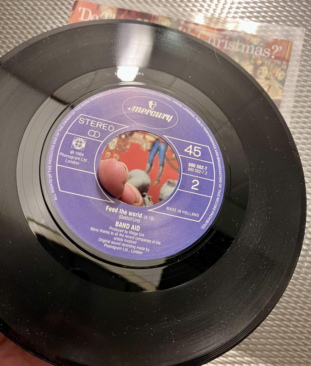 Vinyl single Do they know it’s christmas