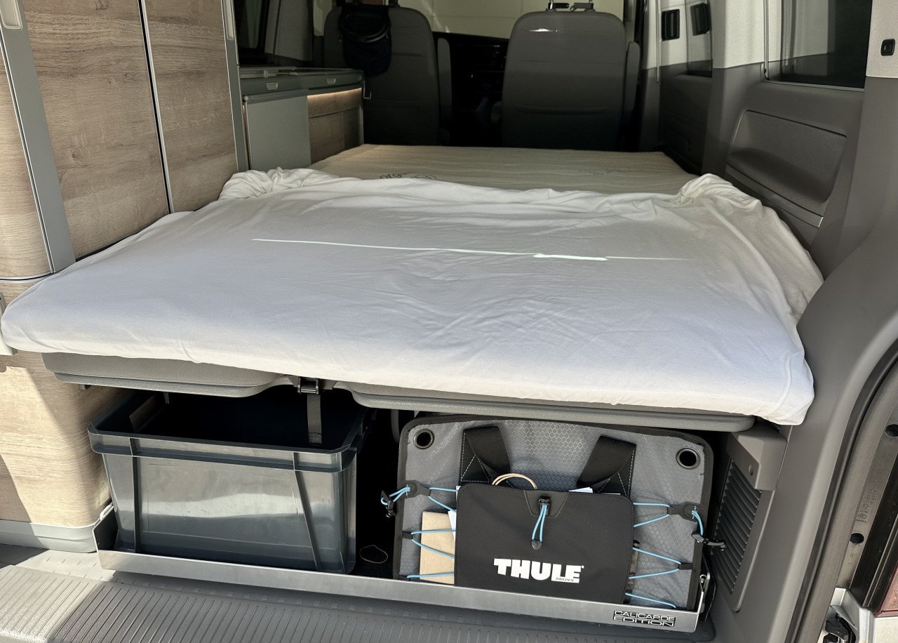 Luxe Matras VW California beneden-bed