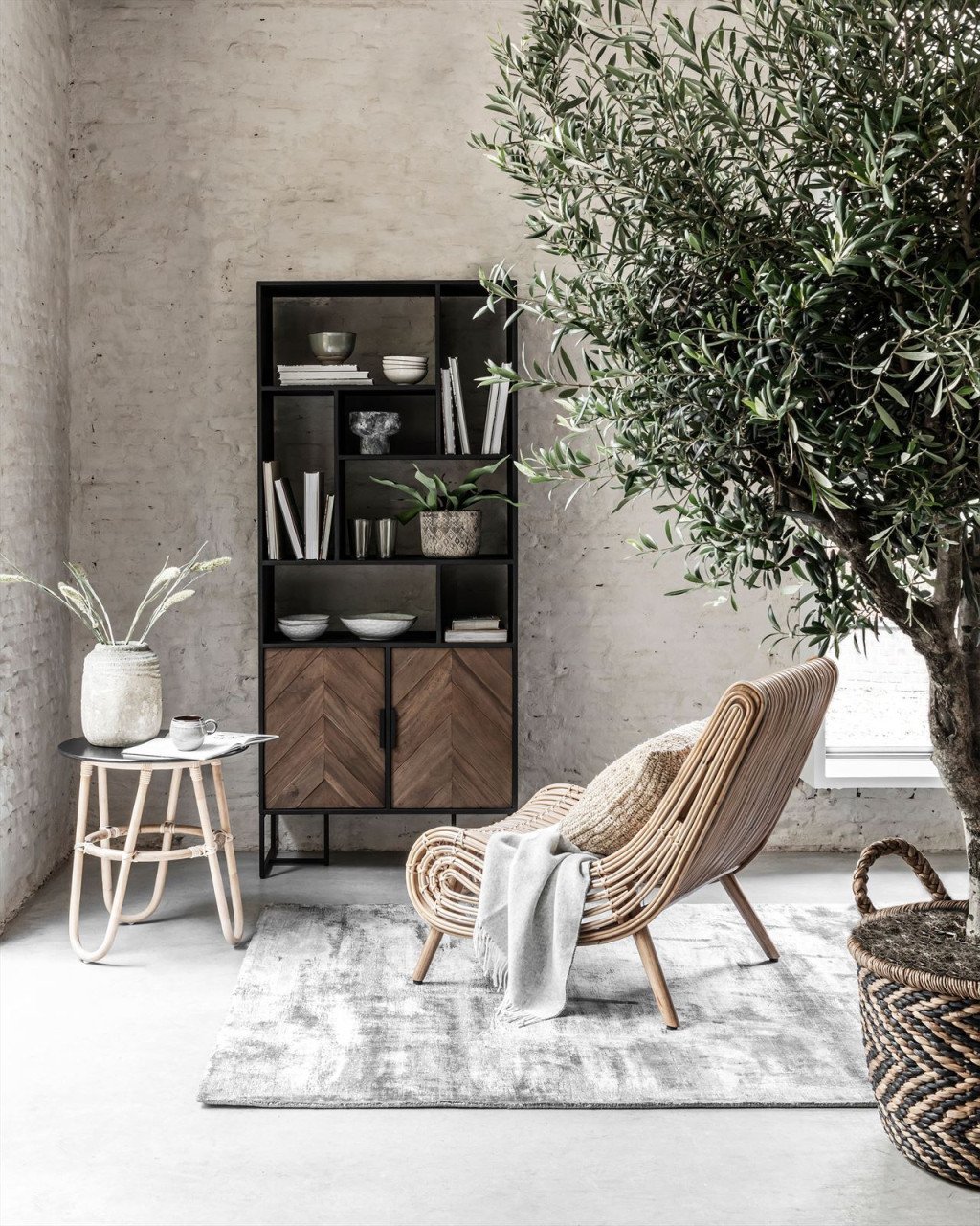 Rotan fauteuil, nu als showmodel afgeprijsd