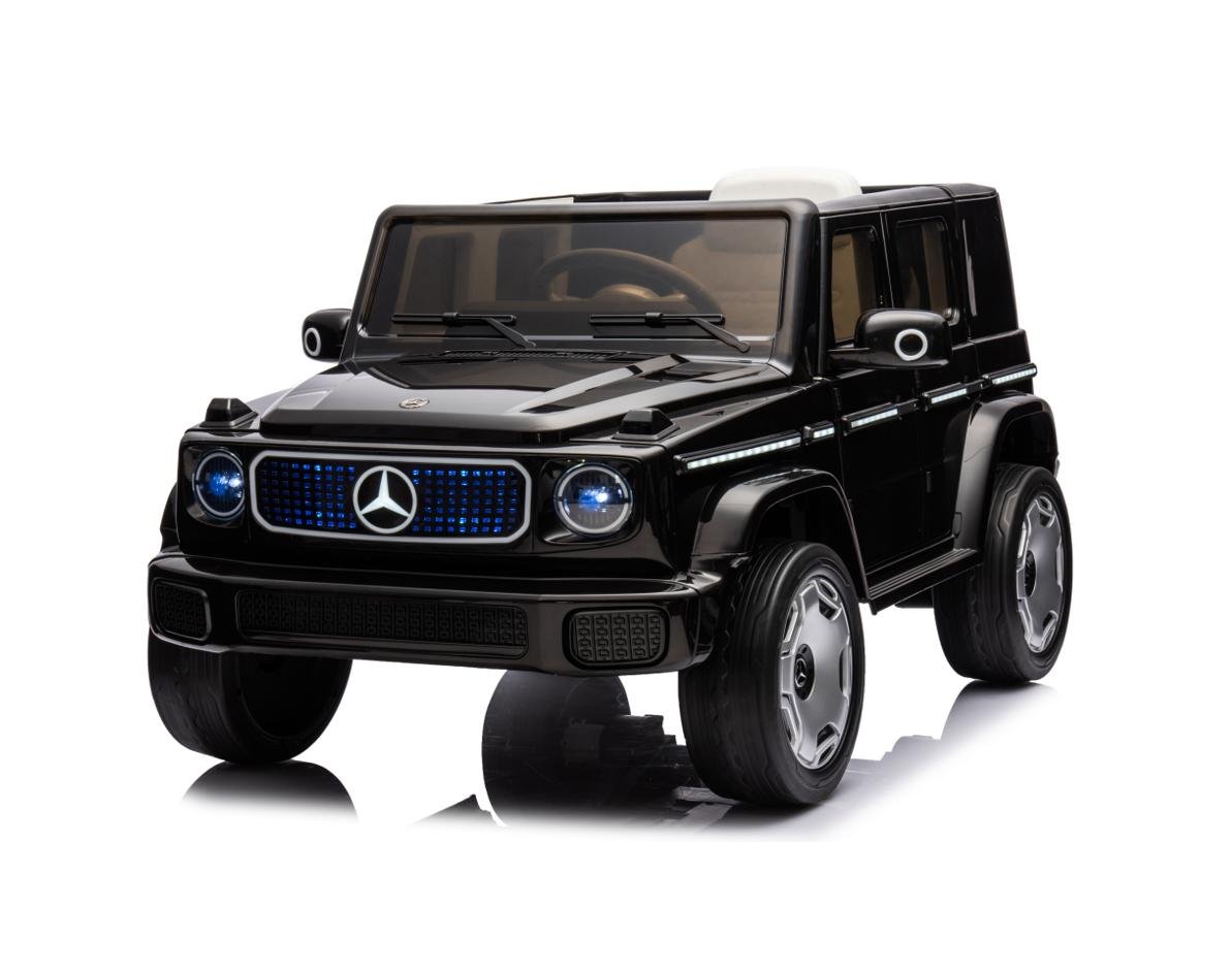 Elektrische Kinderauto 12V–Mercedes-Benz G-Klasse EQG | Zwart