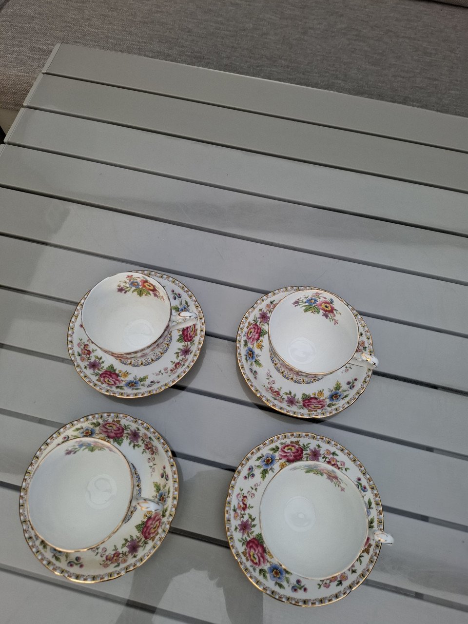 Antieke ABJ Grafton Bone China England MALVERN kop en schotel.