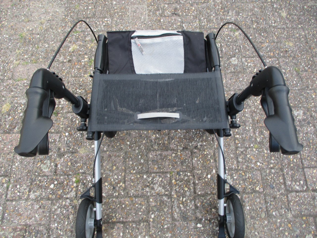 Zgan Topro Olympos opvouwbare lichtgewicht rollator met zitje en grote tas