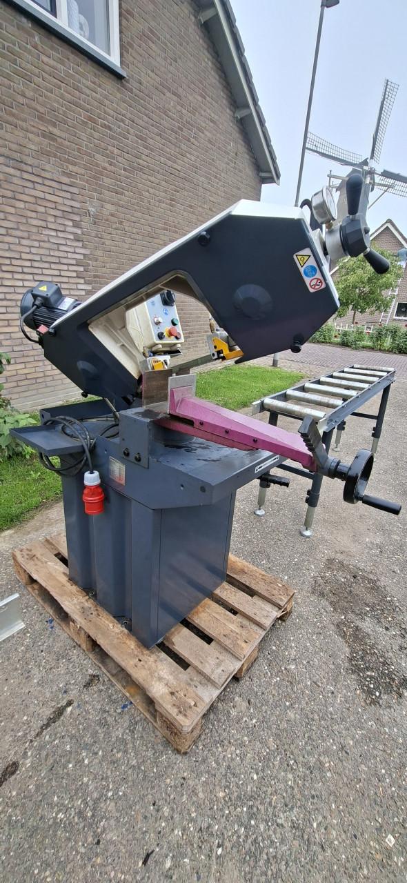 Lintzaagmachine optimum 280 Inclusief rollenbaan