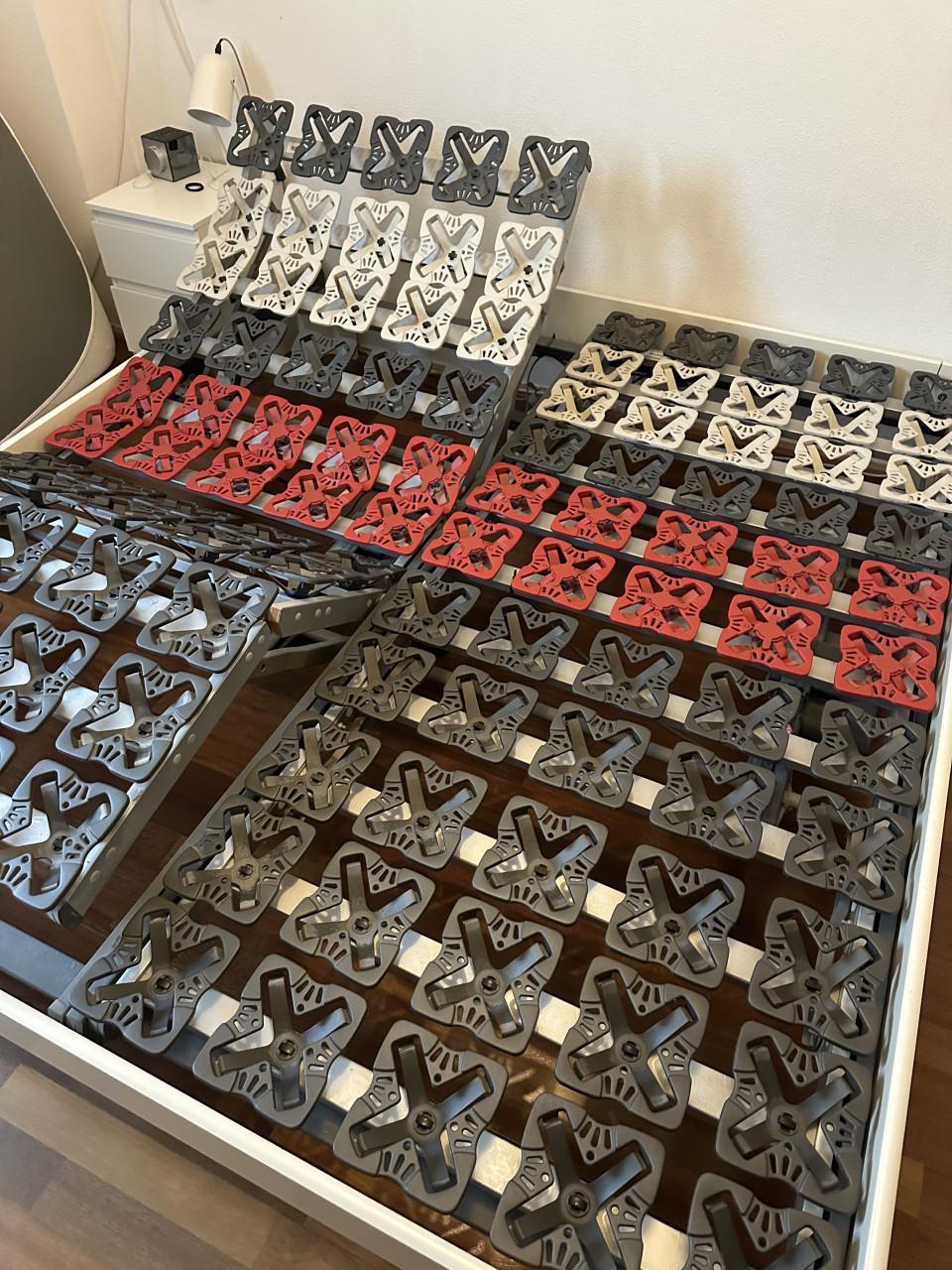 Elektrisch verstelbare schotel bedbodem