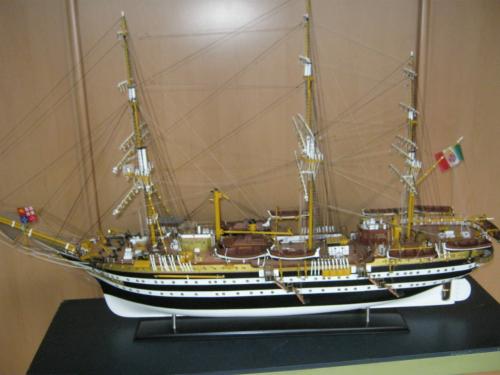 Scheepsmodel. AMERICO VESPUCCI.