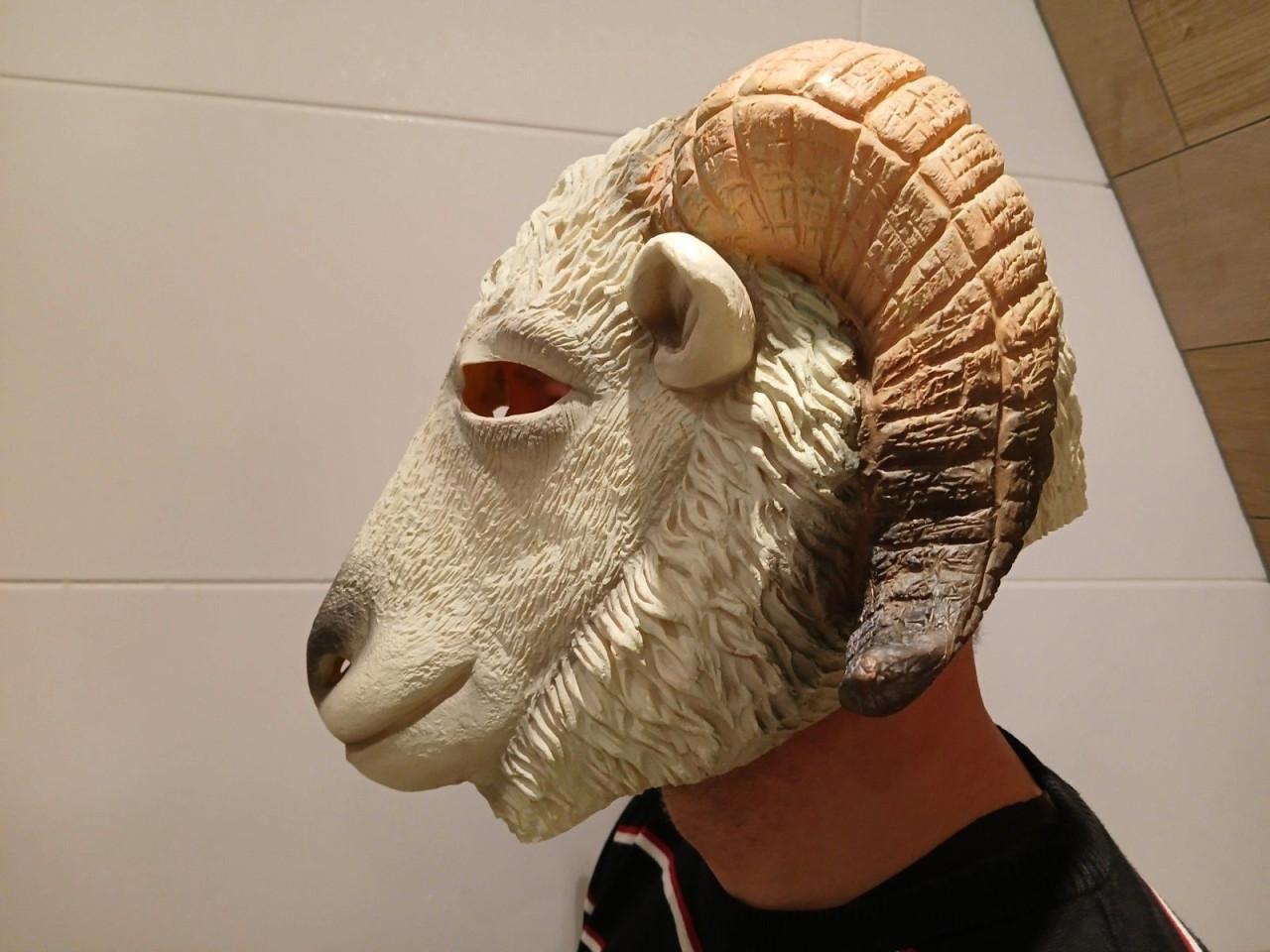 Carnavalskleding veschillende maskers en een pak