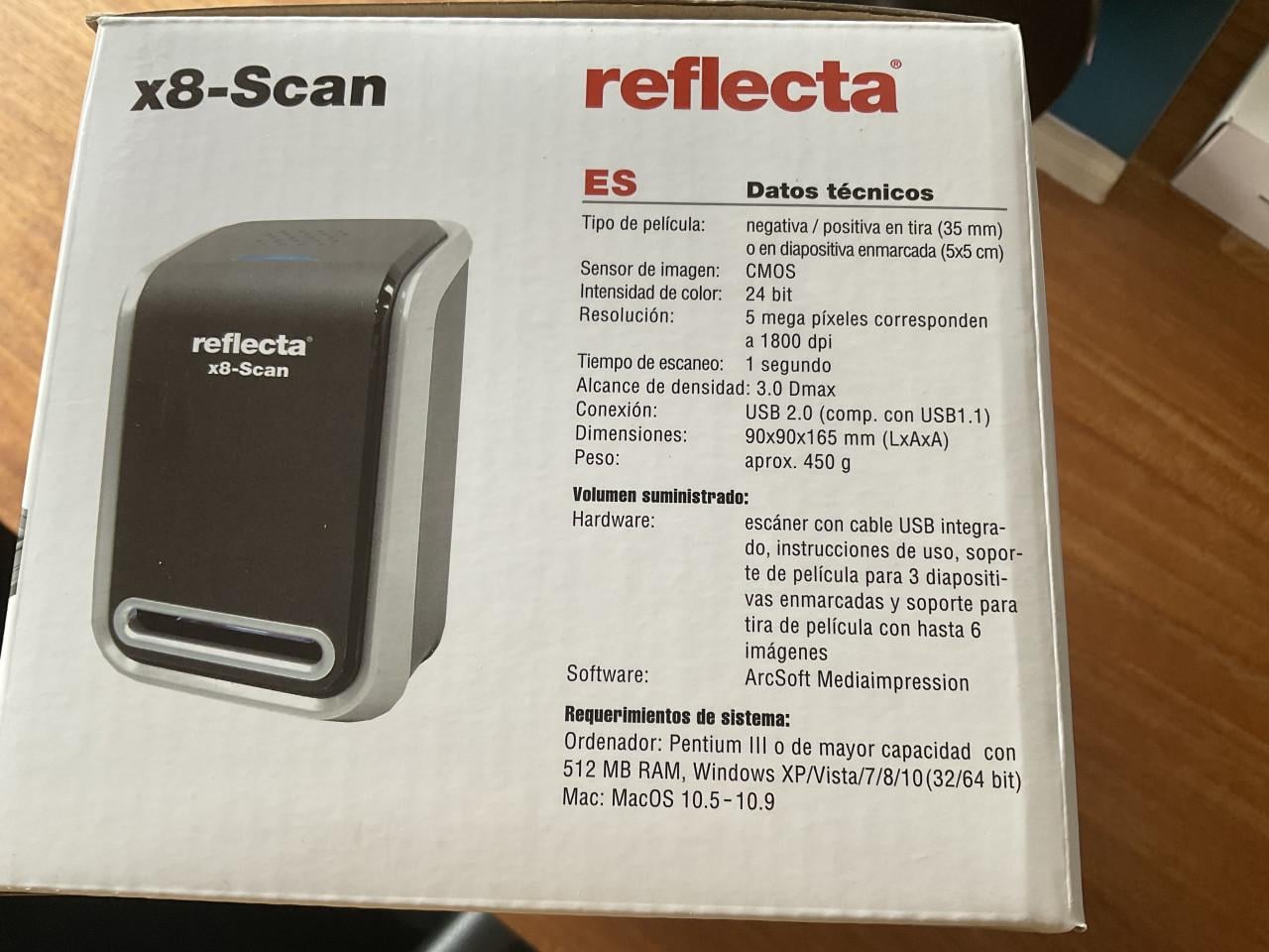 Reflecta x8-Scan Diascanner - Nieuw in doos